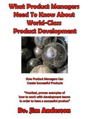 cover image of What Product Managers Need to Know About World-Class Product Development